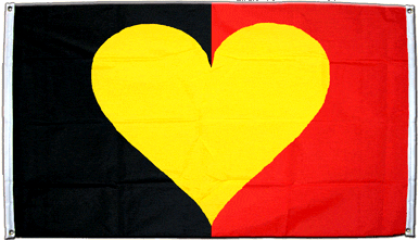 Belgian heart-flag