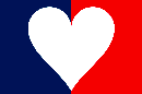 French heart-flag