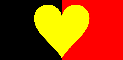 Belgische Herz-Flagge